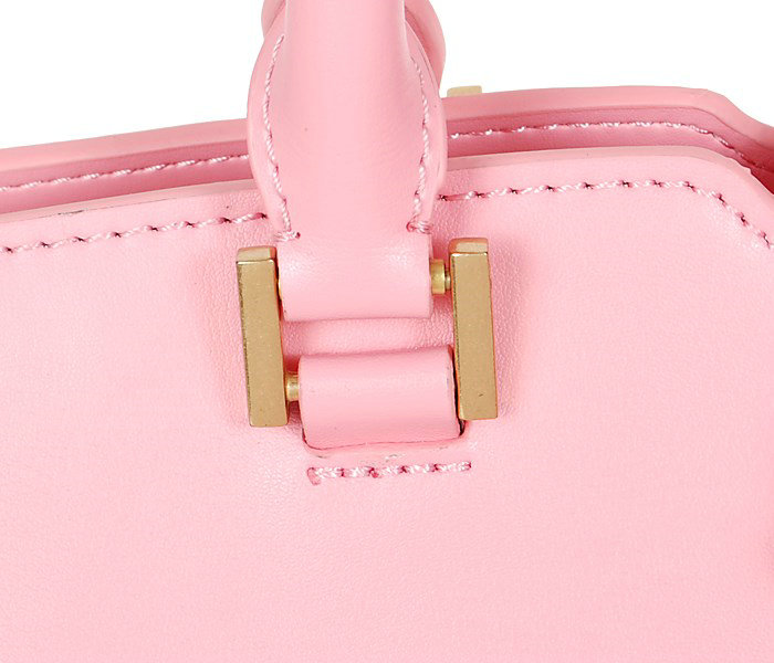 1:1 YSL small cabas chyc calfskin leather bag 8336 pink - Click Image to Close
